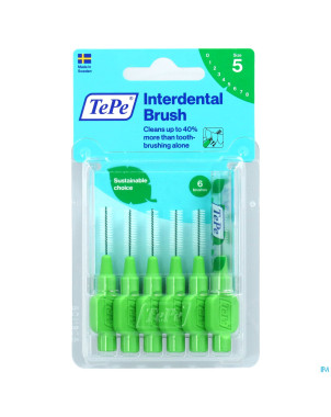 Tepe interdental brush 0,8mm green    6