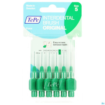 Tepe interdental brush 0,8mm green    6