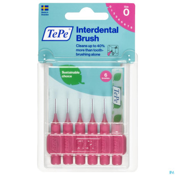 Tepe interdental brush 0,40mm pink    6