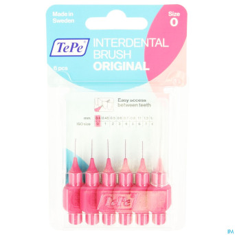 Tepe interdental brush 0,40mm pink    6