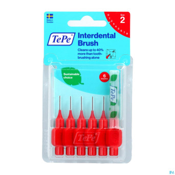 Tepe interdental brush 0,50mm red    6