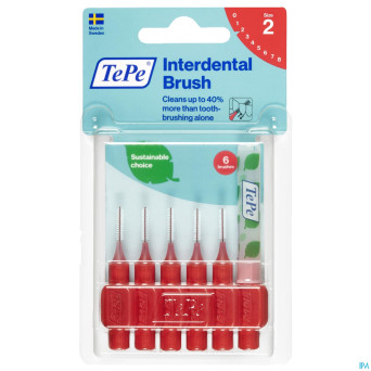 Tepe interdental brush 0,50mm red    6