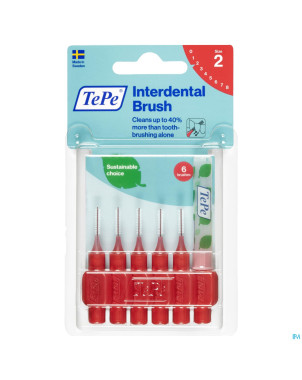 Tepe interdental brush 0,50mm red    6