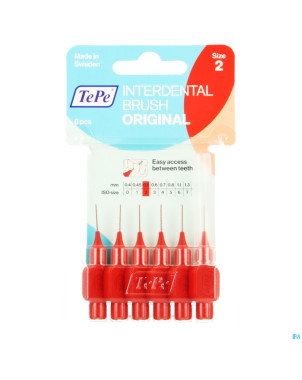 Tepe interdental brush 0,50mm red    6