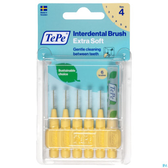 Tepe interdental brush 0,70mm yellow x-soft    6