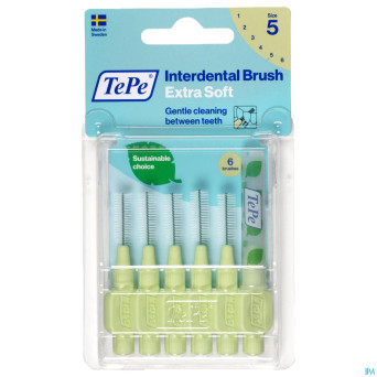 Tepe interdental brush 0,80mm green x-soft    6