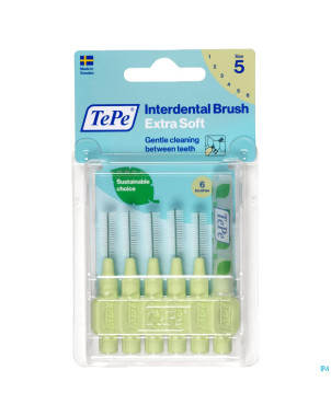 Tepe interdental brush 0,80mm green x-soft    6