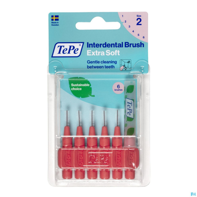 Tepe interdental brush 0,50mm red x-soft    6