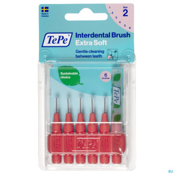 Tepe interdental brush 0,50mm red x-soft    6