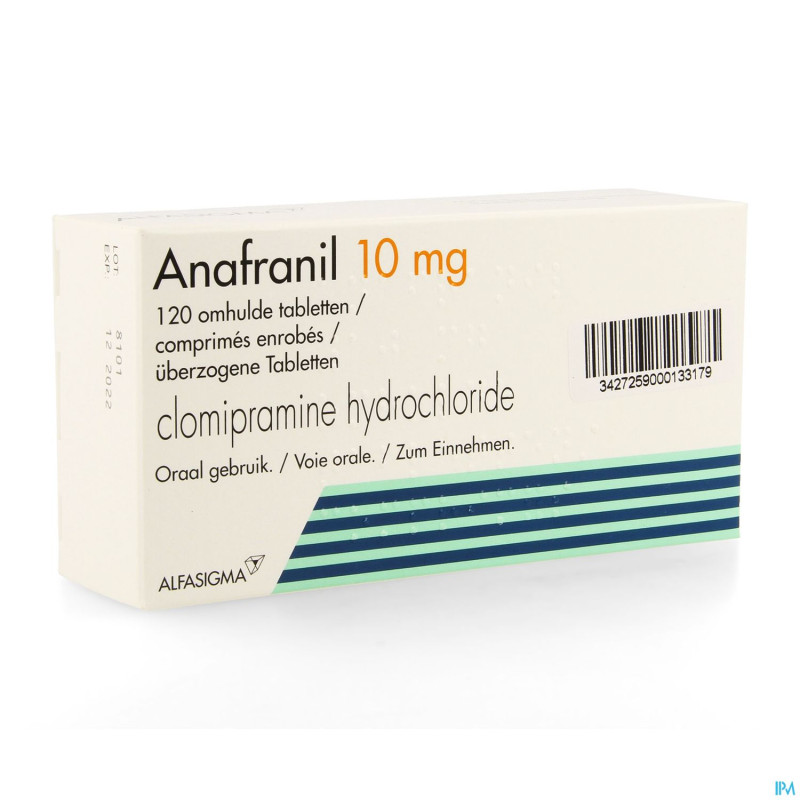 Anafranil 10mg comp pell 120 x 10mg