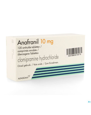 Anafranil 10mg comp pell 120 x 10mg