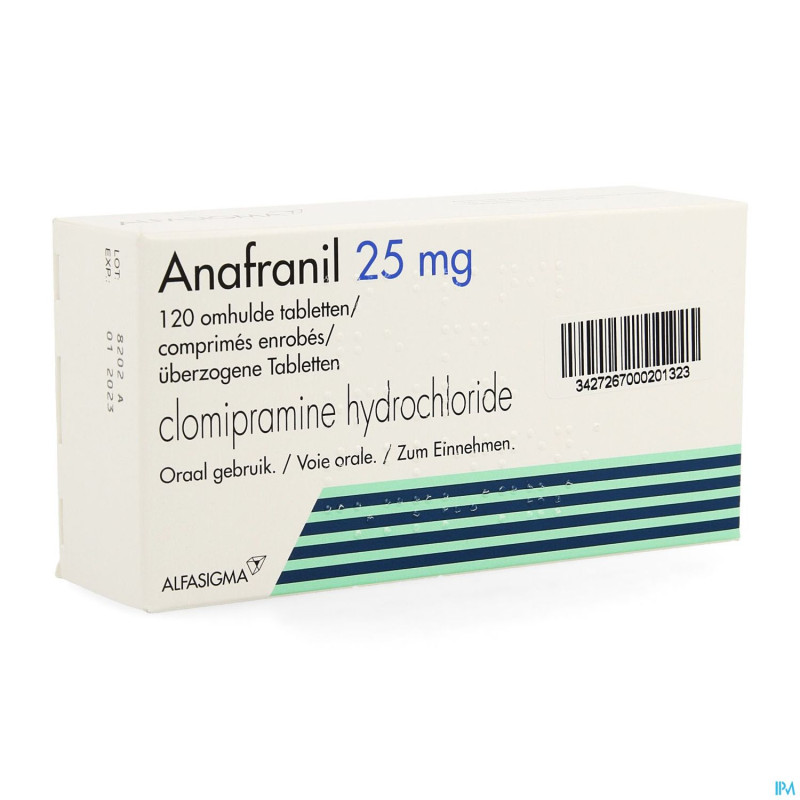 Anafranil 25mg comp pell 120 x 25mg