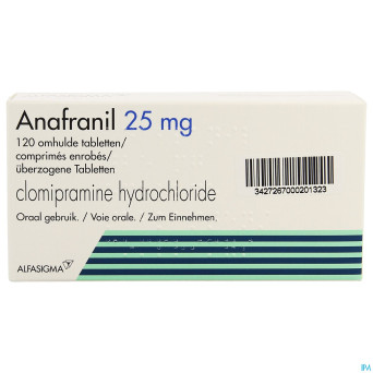 Anafranil 25mg comp pell 120 x 25mg