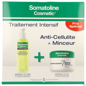 Somatoline cosm.duo 7 nuits 250ml + huile ac 125ml