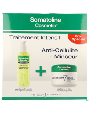 Somatoline cosm.duo 7 nuits 250ml + huile ac 125ml