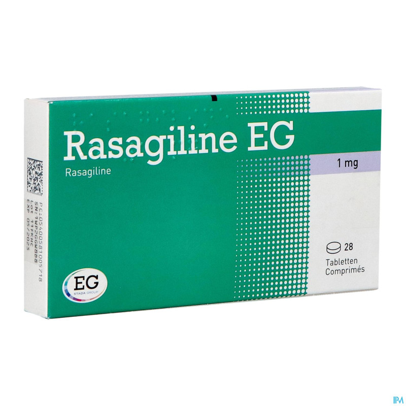 Rasagiline eg 1mg comp 28x1mg