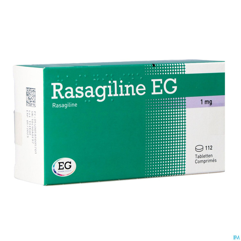 Rasagiline eg 1mg comp 112x1mg
