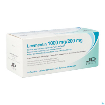 Levmentin 1000mg/200mg pdr sol    fl 10 x 25ml