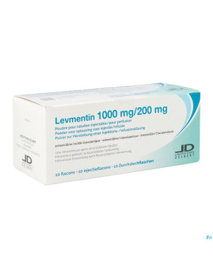 Levmentin 1000mg/200mg pdr sol    fl 10 x 25ml