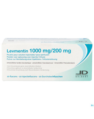Levmentin 1000mg/200mg pdr sol    fl 10 x 25ml