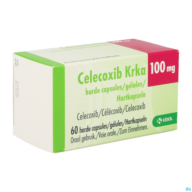 Celecoxib krka 100mg caps dur  60 x 100mg