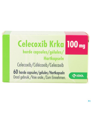 Celecoxib krka 100mg caps dur  60 x 100mg