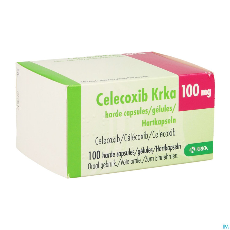 Celecoxib krka 100mg caps dur 100 x 100mg