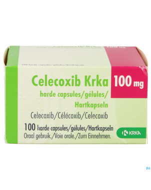 Celecoxib krka 100mg caps dur 100 x 100mg