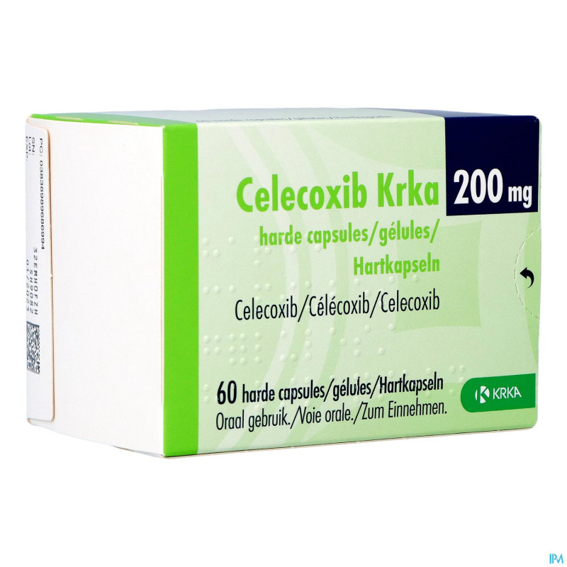 Celecoxib krka 200mg caps dur  60 x 200mg