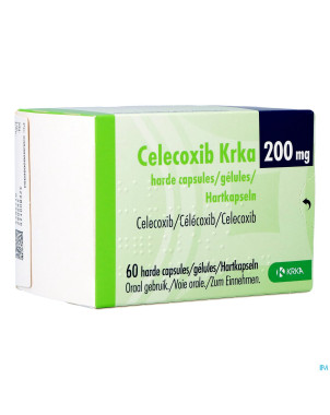 Celecoxib krka 200mg caps dur  60 x 200mg