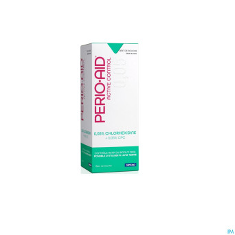 Perio.aid active contr.bain bche 0,05%+0,05% 500ml
