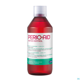 Perio.aid active contr.bain bche 0,05%+0,05% 500ml