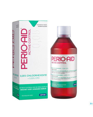 Perio.aid active contr.bain bche 0,05%+0,05% 500ml