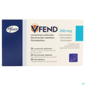 Vfend 200 mg comp pell  28
