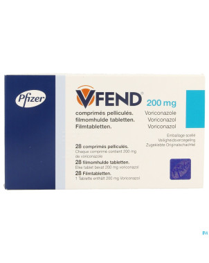Vfend 200 mg comp pell  28