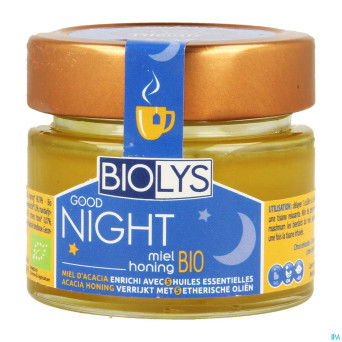 Biolys miel good night    pot 100g