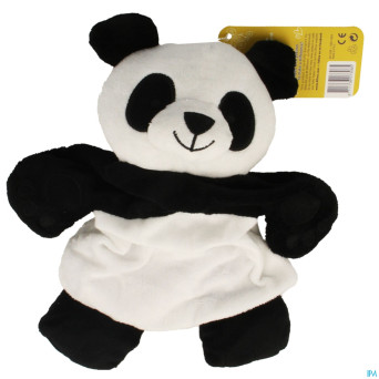 Difrax pau-li peluche plate soft noir/blanc