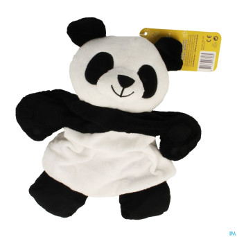 Difrax pau-li peluche plate soft noir/blanc