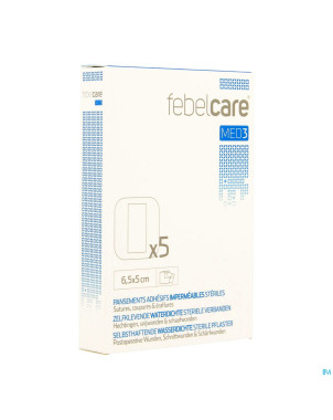 Febelcare med3 pans. adh. ster. wtp  6,5x 5,0cm  5