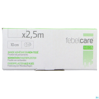 Febelcare med5 bande adhesif n/tisse 10cm  2,5m  1
