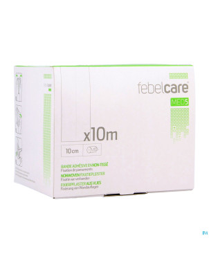 Febelcare med5 bande adhesif n/tisse 10cm 10m  1