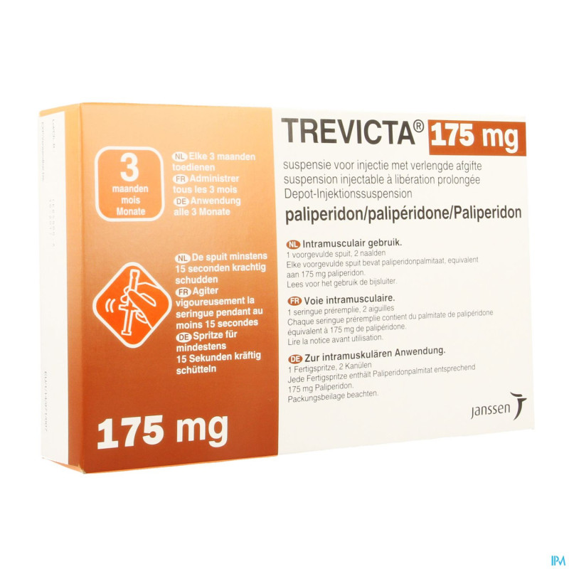 Trevicta 175mg liber.prol. ser preremplie 1+2 aig