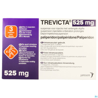 Trevicta 525mg liber.prol. ser preremplie 1+2 aig