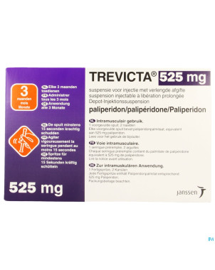Trevicta 525mg liber.prol. ser preremplie 1+2 aig