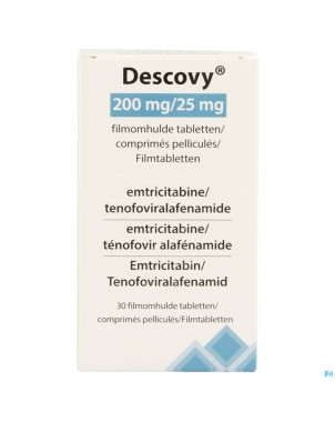 Descovy 200mg/25mg comp pell  30 flacon