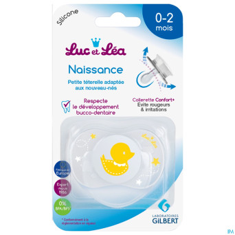 Luc&lea sucette symetrique 0-2m canard