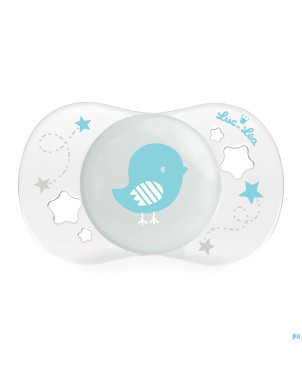 Luc&lea sucette symetrique 0-2m bleu 2