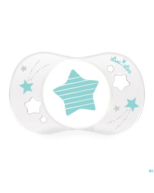 Luc&lea sucette symetrique 0-2m bleu 2