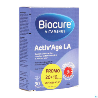 Biocure activ age la comp pell. 20+10 promopack
