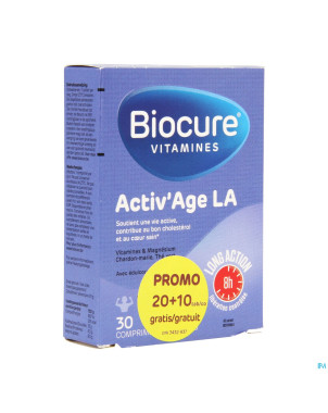 Biocure activ age la comp pell. 20+10 promopack